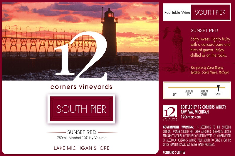 Product Image for South Pier Sunset Red